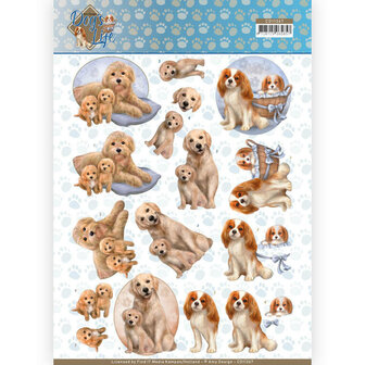 CD11367 3D Knipvel - Amy Design - Dogs Life - Dog Mommy