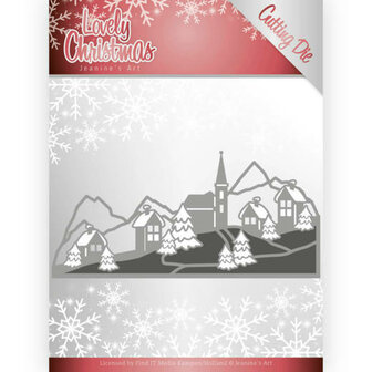 JAD10079 Dies - Jeanine&#039;s Art - Lovely Christmas - Lovely Christmas Landscape