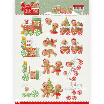 CD11373 3D Knipvel - Yvonne Creations - Sweet Christmas - Sweet Cookies