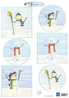 Marianne D Knipvellen Tiny&#039;s Snowmen IT613 A4