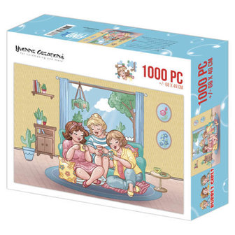 Puzzle 1000 pc - Yvonne Creations - Bubbly Girls Tea Time 002