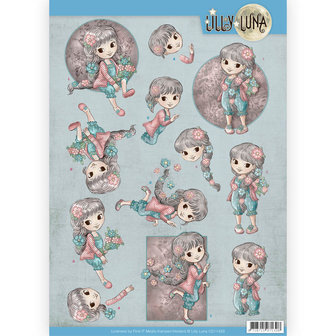 CD11429 3D Knipvel - Lilly Luna - Bloemen om lief te hebben