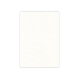 BULK 32 Linnenkarton 13,5x27cm Card Deco Gebroken wit per 125 vellen