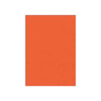 BULK 11 Linnenkarton 13,5x27cm Card Deco Oranje per 125 vellen