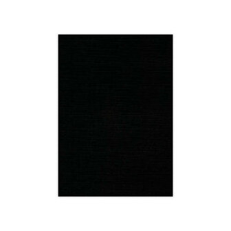 BULK 31 Linnenkarton A4 (29,7x21cm) Card Deco Zwart per 125 vellen