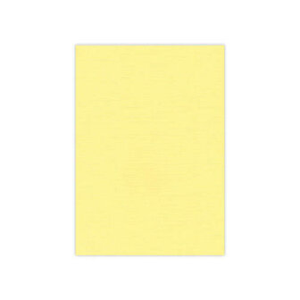 BULK 04 Linnenkarton  A5 (21x14,8cm) Card Deco Geel per 125 vellen