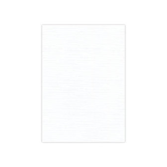 BULK 01 Linnenkarton  A5 (21x14,8cm) Card Deco Wit per 125 vellen