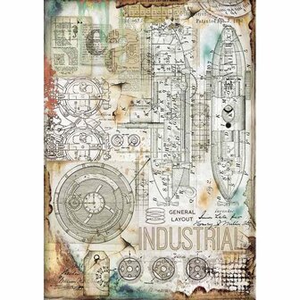 DFSA4433 Stamperia Rice Paper A4 Industrial 