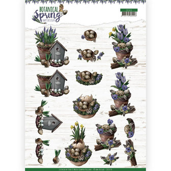 CD11470 3D cutting sheet - Amy Design - Botanical Spring - Spring Arrangement