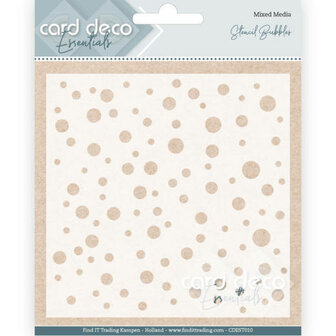 CDEST010 Bubbles Stencil by Card Deco Essentials