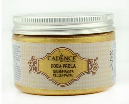 Cadence Dora Perla Met. Relief Pasta Goud 01 083 0002 0150  150 ml