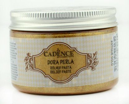 Cadence Dora Perla Met. Relief Pasta Antiek goud 01 083 0003 0150  150 ml