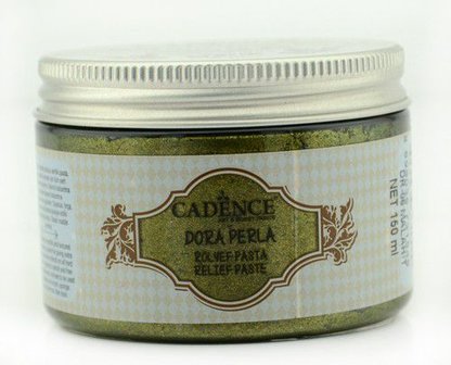 Cadence Dora Perla Met. Relief Pasta Malachiet groen 01 083 0006 0150  150 ml