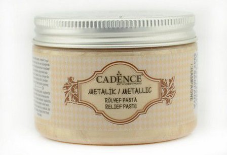 Cadence Metallic Relief Pasta Champaigne 01 085 5942 0150  150 ml