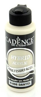 Cadence Hybride acrylverf (semi mat) Old Lace 01 001 0006 0120  120 ml