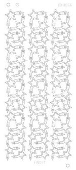 Card Deco CD3066 Stickervel - Stars Platinum 