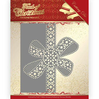 PM10183 Dies - Precious Marieke - Touch of Christmas - Christmas Bow Border