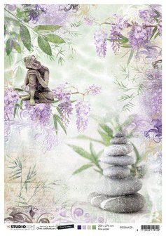 Studio Light Rice Paper A4 vel Jenine&#039;s Mindful Art 5.0 nr.28 RICEJMA28 (08-20)