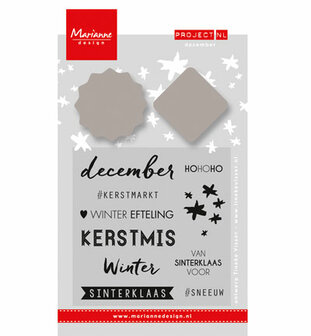 PL1515 Marianne Design Clear Stamp en Dies Kerst