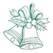 CO726911 Couture Creations Ringing Bells Mini Stamp 50x50mm