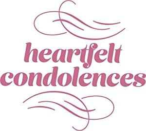 CO727410 Couture Creations Heartfelt Condolences Mini Stamp 50x50mm