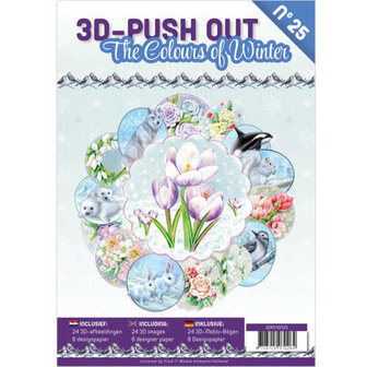 3DPO10025 3D Push Out boek 25 - The Colours of Winter