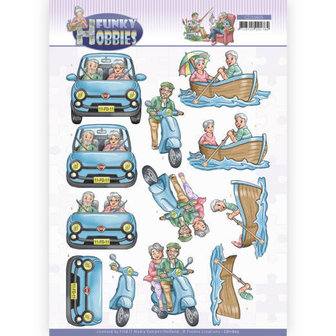 CD11605 3D cutting sheet - Yvonne Creations - Funky Hobbies - A day out