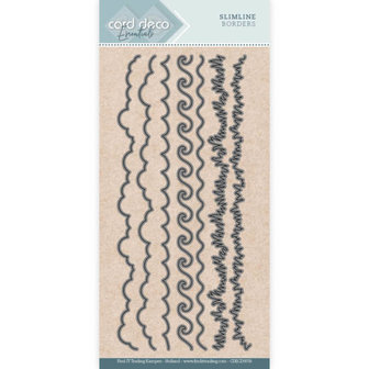 CDECD0058 Card Deco Essentials - Slim Line Dies - Slimline Borders 10x21cm