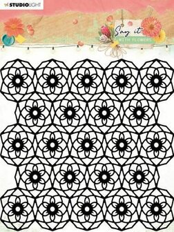 Studio Light Mask Say it with flowers nr.62 SL-SWF-MASK62 150x150mm (03-21)