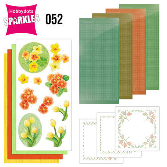 Sparkles Set 52 - Jeanine&#039;s Art - Orange Flowers