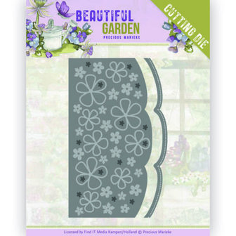 PM10202 Dies - Precious Marieke - Beautiful Garden - Flower Border