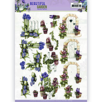 CD11637 3D Cutting Sheet - Precious Marieke - Beautiful Garden - Allium