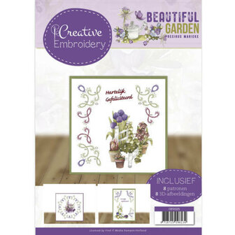 CB10025 Creative Embroidery 25 - Precious Marieke - Beautiful Garden