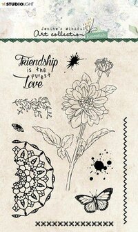 Studio Light Clear Stamp Jenine&#039;s Essentials Dahlia nr.65 JMA-ES-STAMP65 A6 (05-21)