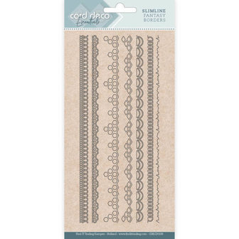 CDECD0108 Card Deco Essentials - Slimline Dies - Slimline Fantasy Borders