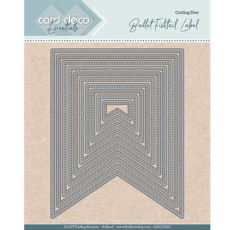 CDECD0093 Card Deco Essentials - Nesting Dies - Bullet fishtail label