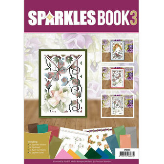 SPDOA6003 Sparkle Book A6 - 3 - Precious Marieke - Roses