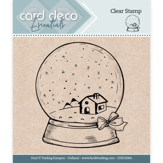CDECS064 Card Deco Essentials - Clear Stamps - Globe