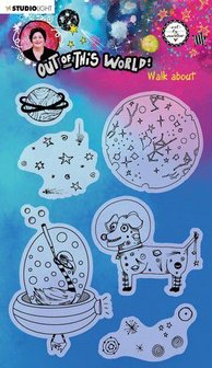 Studio Light Clear Stamp ABM Out of this World nr.69 ABM-OOTW-STAMP69 A5 (09-21)
