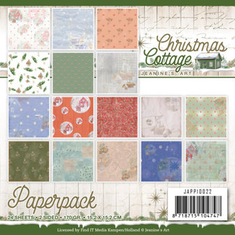 JAPP10022 Paperpack - Jeanine&#039;s Art - Christmas Cottage