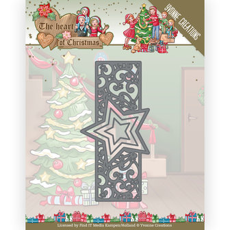 YCD10256 Dies - Yvonne Creations - The Heart of Christmas - Twinkling Border