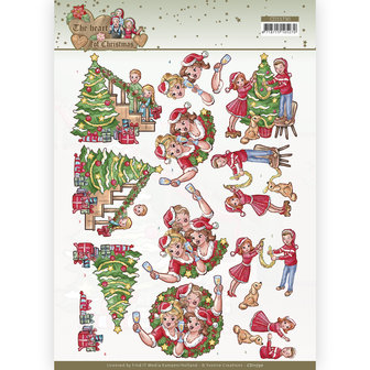 CD11730 3D Cutting Sheet - Yvonne Creations - The Heart of Christmas - Celebrating