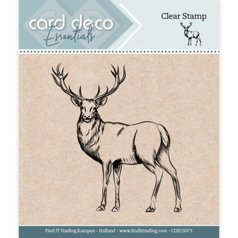 CDECS073 Card Deco Essentials - Clear Stamps - Deer
