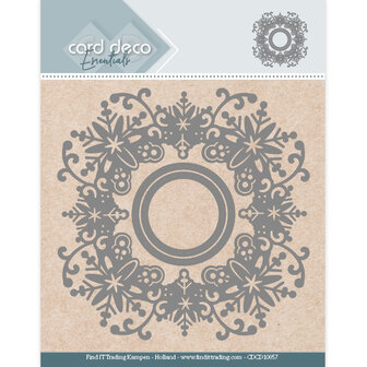 CDCD10057 Card Deco Essentials Aperture Dies - Snowflake Round