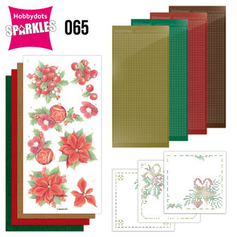 Sparkles Set 65 - Jeanine&#039;s Art - Christmas Red Flowers