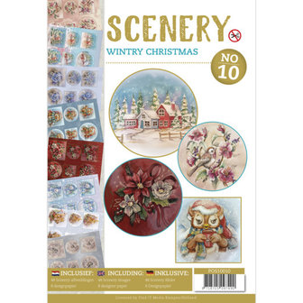 Push Out book Scenery 10 - Wintry Christmas