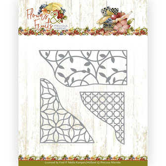 PM10220 Dies - Precious Marieke - Flowers and Fruits - Flower Corners