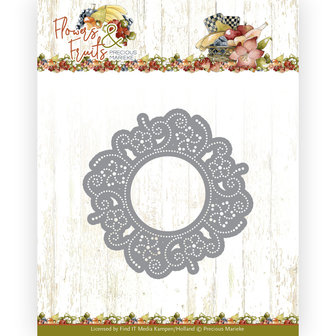 PM10221 Dies - Precious Marieke - Flowers and Fruits - Flower Circle