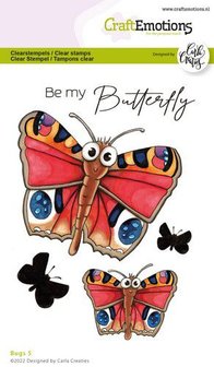 CraftEmotions clearstamps A6 - Bugs 5 Carla Creaties (01-22)