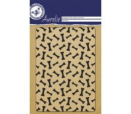 Aurelie Dog Bones Background Clear Stamp (AUCS1009) A6